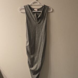 Isabel Maternity by Ingrid & Isabel Gray Ribbed Top